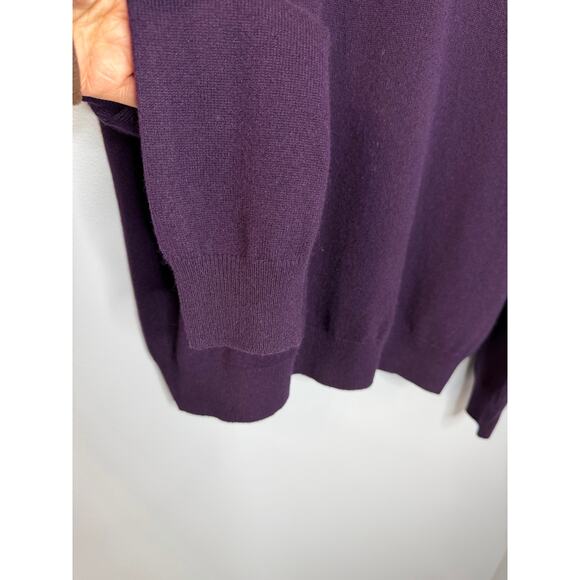 JOSEPH & LYMAN CASHMERE V Neck Long Sleeve Sweater Men's XL Preppy - Picture 8 of 9